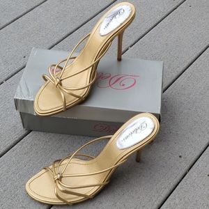 Delicious Open Toe Strappy Heel Sandals